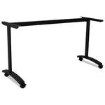 Alera Valencia Series Training Table T-Leg Base, 54w X 19.75d X 28.5h, Black