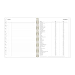 2025-2026 Blue Sky Gemma 8.5" x 11" Academic Year Weekly & Monthly Planner, Plastic Cover, Multicolored (118177-A26)