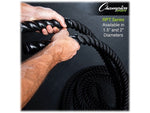 Champion Sports Rhino 40' Training Rope, Black (RPT2040)