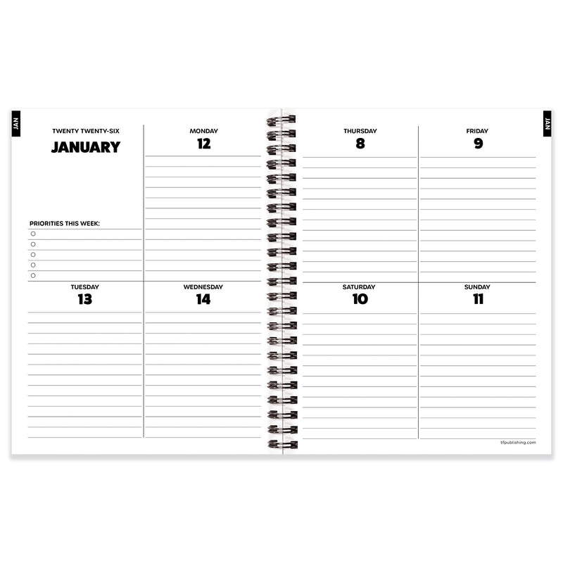 2026 TF Publishing Rainbow Brite 6.5" x 8" Weekly & Monthly, Paperboard Cover, Multicolored (26-9232)