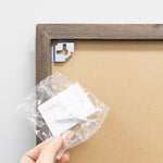 BAZIC Products RUSTIQUE Wood Frame Magnetic Chalkboard, 20" x 30", Chalk Marker & Magnets (BAZ6081)