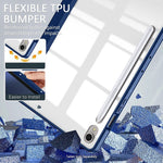 SaharaCase Venture Series TPU 13.1" Folio Case for Galaxy Tab S10 FE+, Night Sky Blue (TB00470)