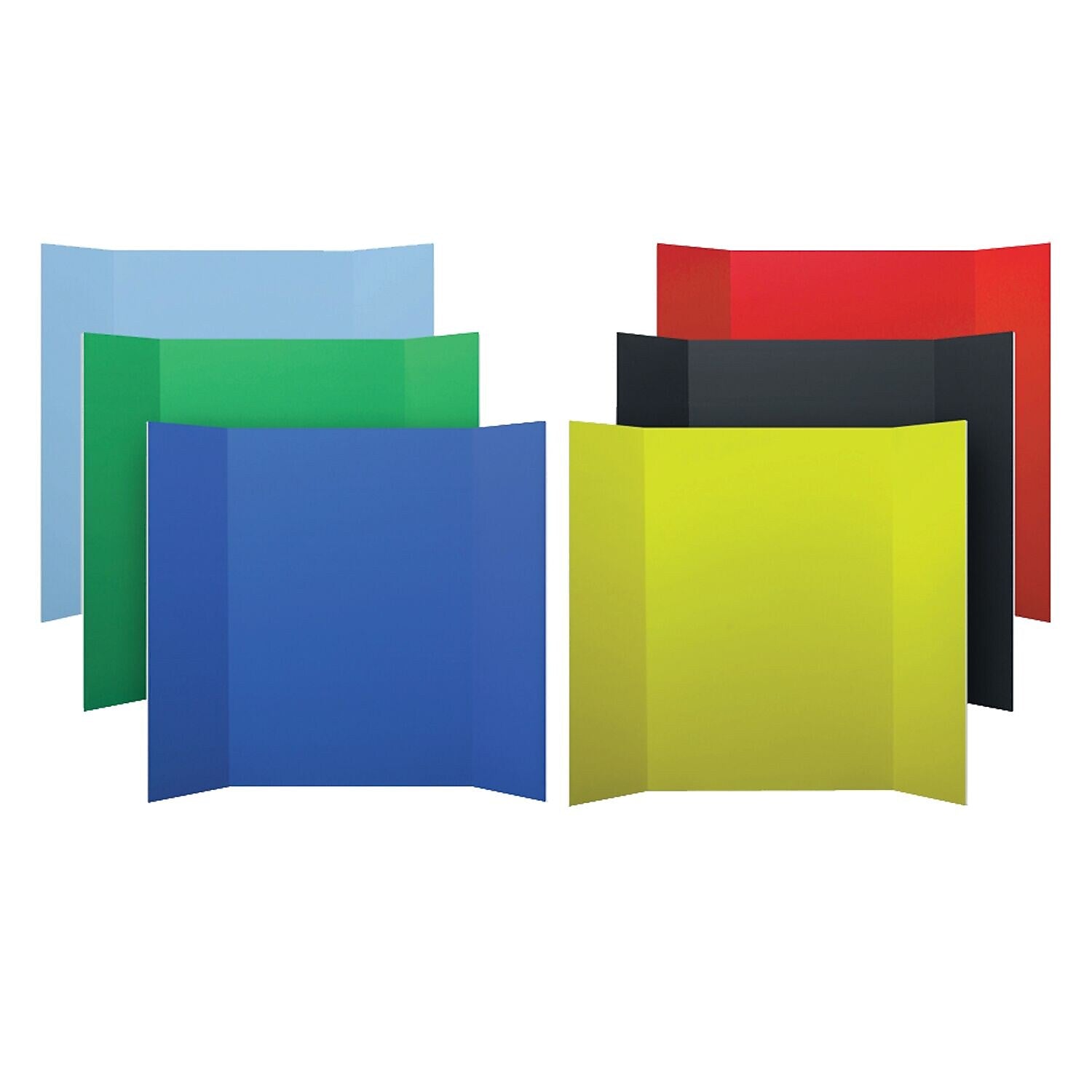 Flipside Foam Project Board, 36" x 48", Assorted Colors, 24/Carton (30049)