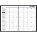2026 AT-A-GLANCE DayMinder 8" x 12" Monthly Planner, Faux Leather Cover, Black (G470-00-26)