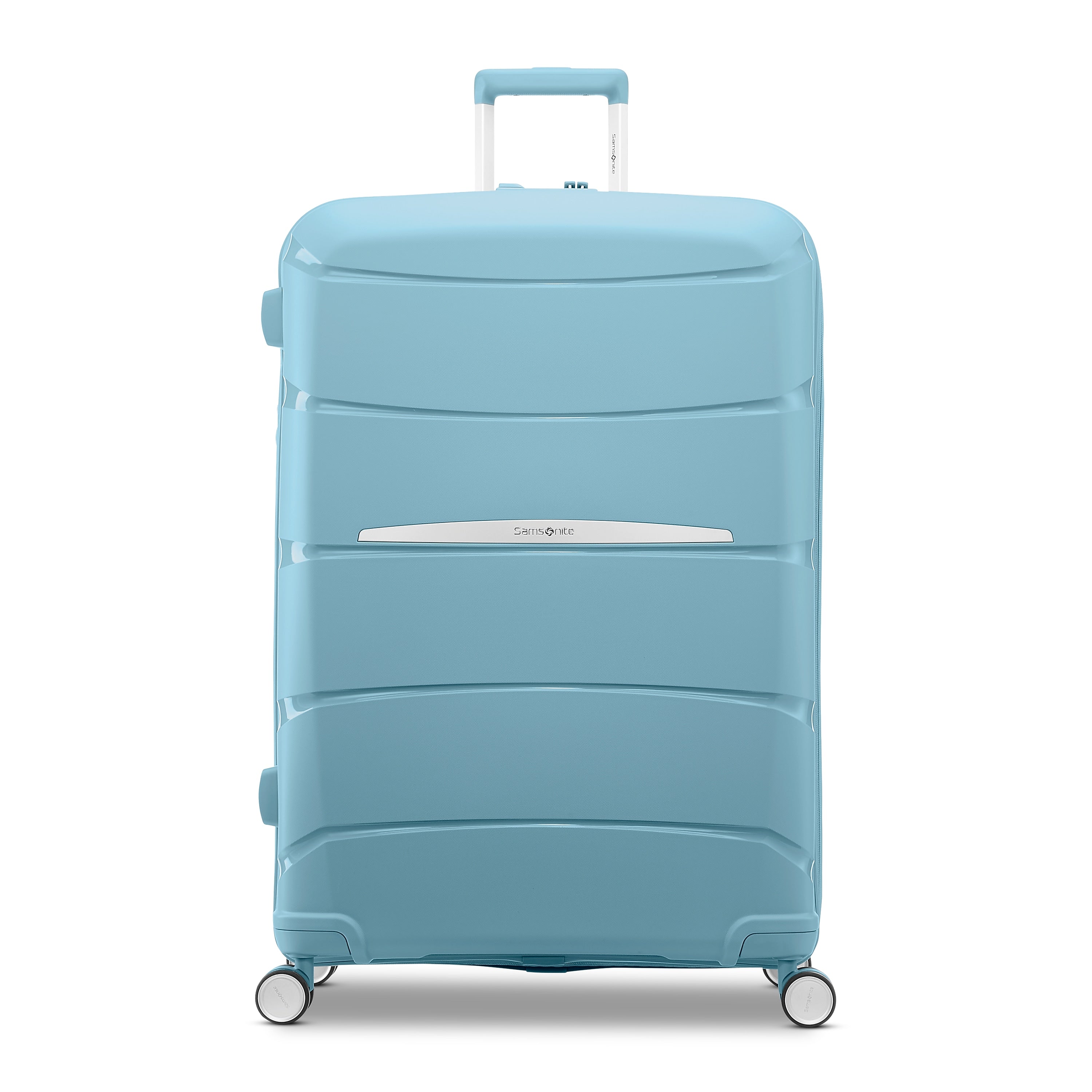 Samsonite Outline Pro 12.5" Hardside Suitcase, 4-Wheeled Spinner, Vintage Blue (137395-9173)