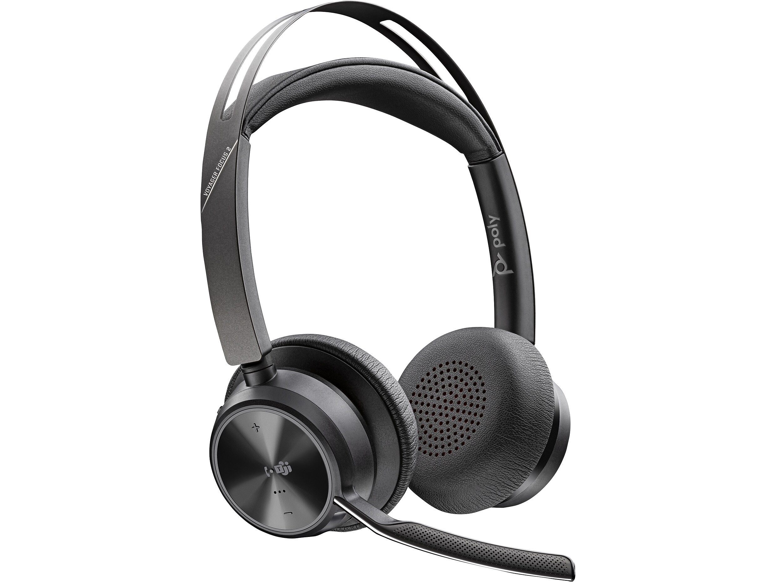 Poly Voyager Focus 2 Wireless Noise Canceling Bluetooth Stereo Headset, MS Certified (9T9J6AA#AC3)
