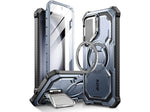 i-Blason ArmorBox MagSafe Rugged Case for Samsung Galaxy S24+, Shock Absorbing, Metallic Blue (GS24PLUSABSPTT)