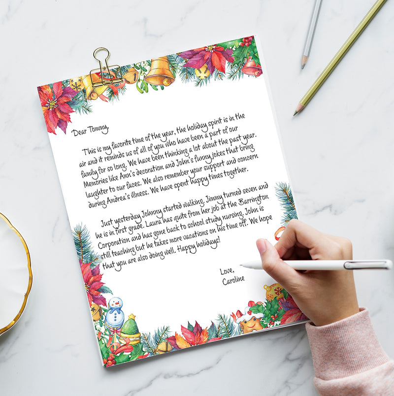 Great Papers! Holiday Stationery Letterhead Winter Magic, Multicolor, 50 sheets (2024031)