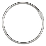 ACCO Book Ring, 3/4" Capacity, Silver, 100/Box (ACC72201)