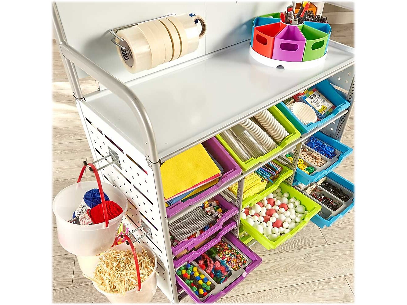 hand2mind STEM Lab Makerspace Cart (92923)