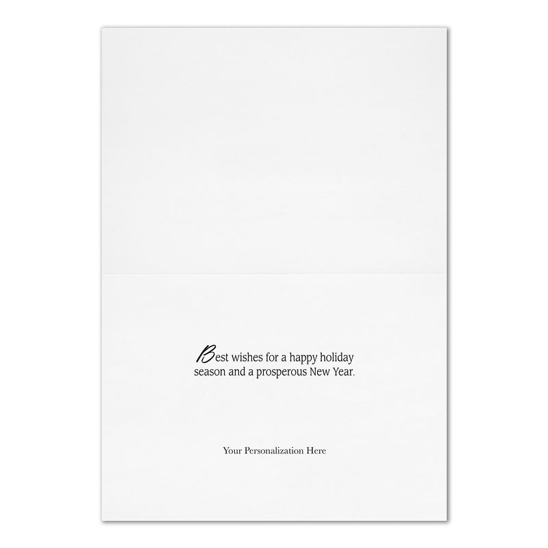 Frosted Pine Cones Holiday Card, 400/BX