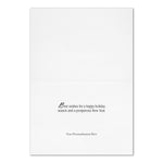 Frosted Pine Cones Holiday Card, 100/BX