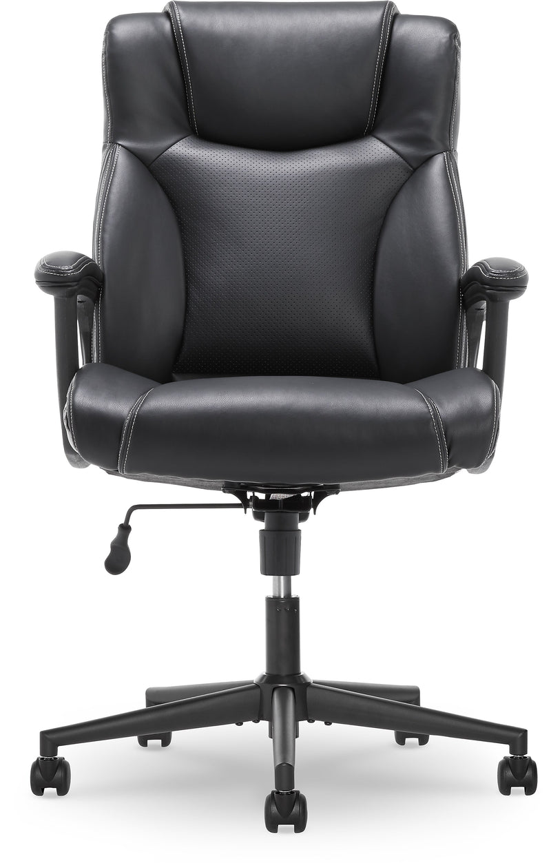 Serta Bonded Leather Executive Chair, Black (CHR200097)