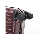 InUSA Drip 24" Hardside Suitcase, 4-Wheeled Spinner, TSA Checkpoint Friendly, Wine (IUDRI00M-WIN)