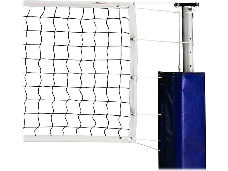 Champion Sports Olympic Power Volleyball Net, White/Black (VN700)