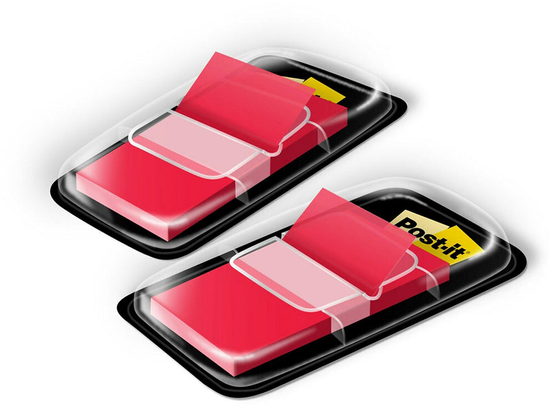 Post-it Flags, 1", Red, 100 Flags/Pack (680-RD2)