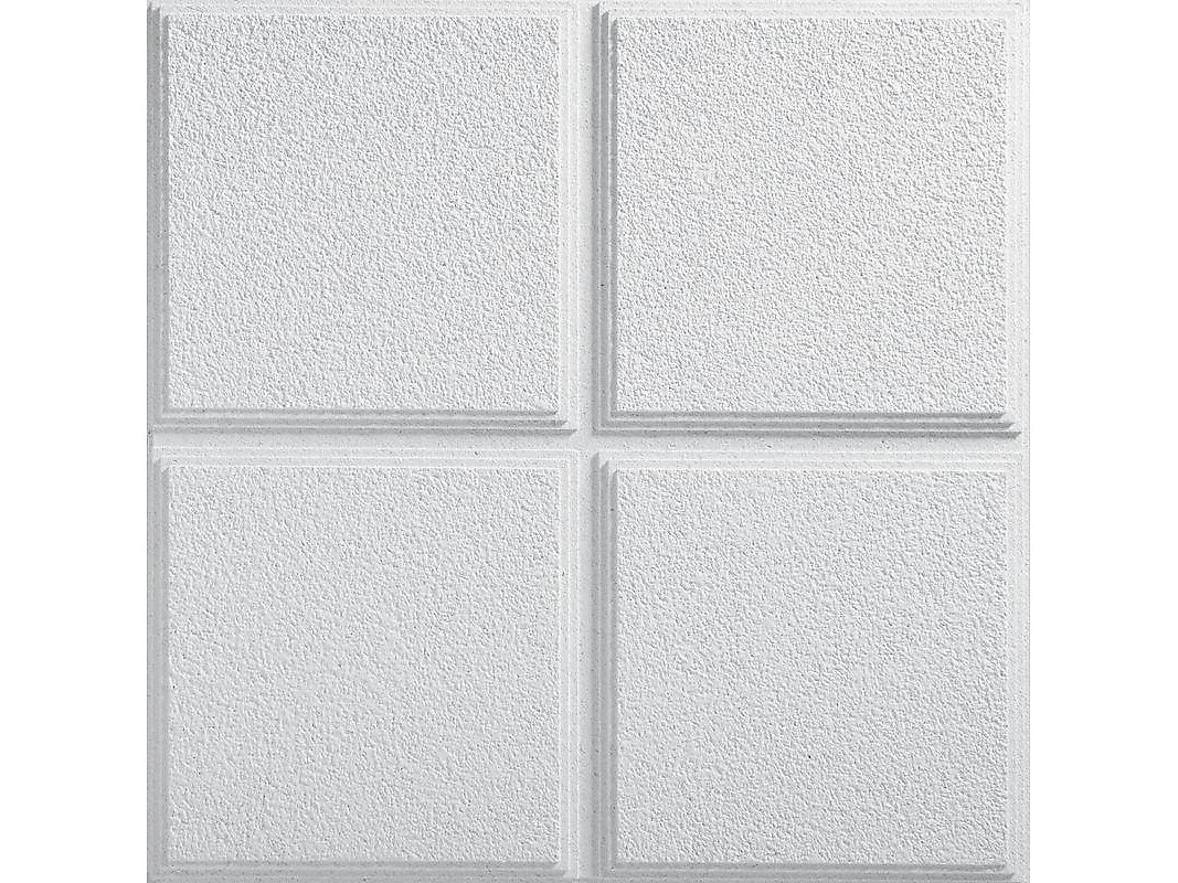 Armstrong CIRRUS Profiles Classic Step Tegular Edge Ceiling Tile, 24" x 24", White, 12/Carton (BP585A)