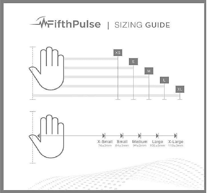 FifthPulse Powder Free Nitrile Gloves, Latex Free, Small, Lilac, 200/Box (FMN100414)