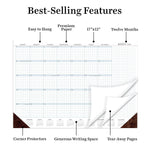 2026 TF Publishing 17" x 12" Monthly Desk Calendar, (26-8504)