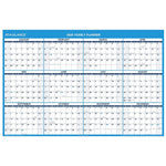 2026 AT-A-GLANCE 48" x 32" Yearly Dry Erase Wall Calendar, Reversible, White/Blue (PM300-28-26)