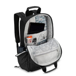 Skyway Luggage Rainier Deluxe Laptop Backpack, Crater Black (505-17-001-BKP)