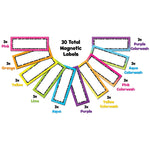 Teacher Created Resources Brights 4Ever Magnetic Labels, 30/Pack, 3 Packs (TCR20599-3)