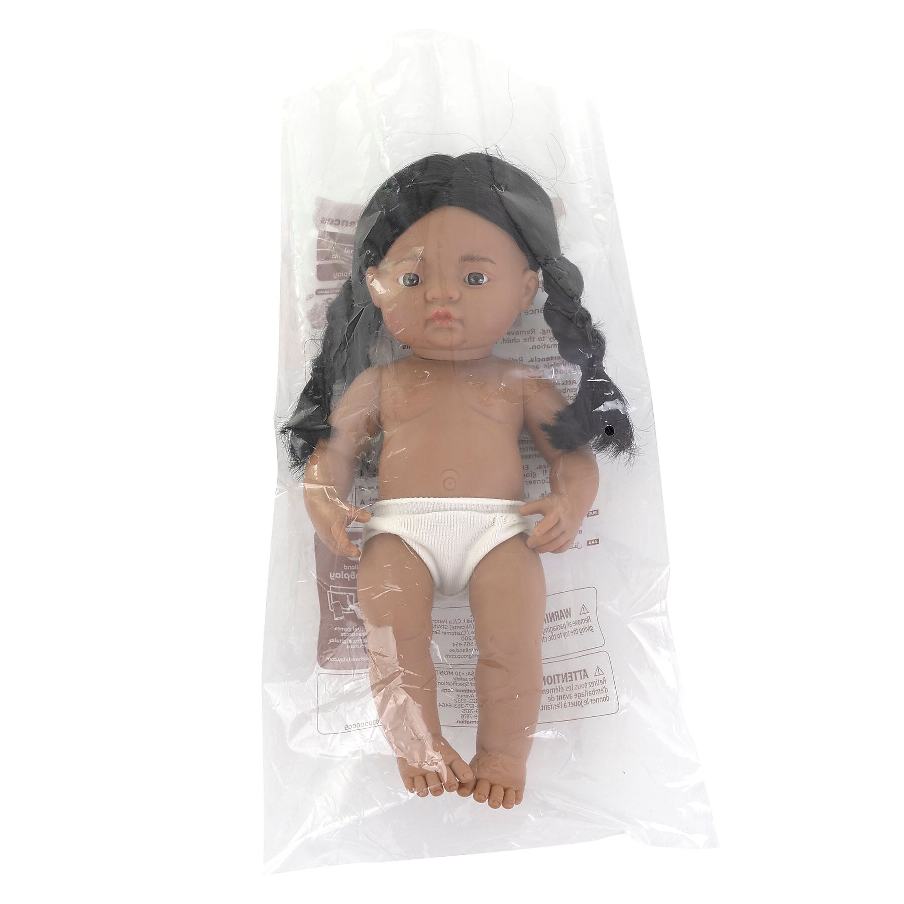 MINILAND Anatomically Correct 15" Baby Doll, Native American Girl (MLE31240)
