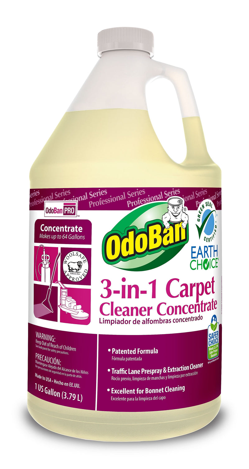 OdoBan Professional 3-in-1 Carpet Cleaner, 1 Gallon (9602B62-G4)