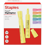 Staples Hype Tank Highlighter, Chisel Tip, Assorted, 36/Pack (ST62946)