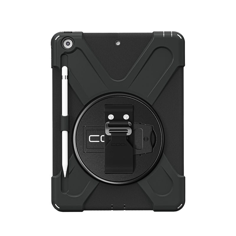 CODi Rugged Polycarbonate/Silicone Case for 10.2" iPad Gen 7/8/9, Black (C30705065)