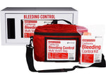 First Aid Only Right Response Bleeding Control Cabinet with Multiple Victim Bag, California AB2260, without Alarm (91535)