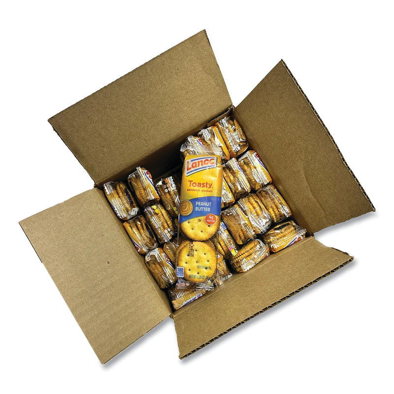 Lance Toasty Crackers Peanut Butter Sandwich Crackers, 24/Pack (OFXSN40654)