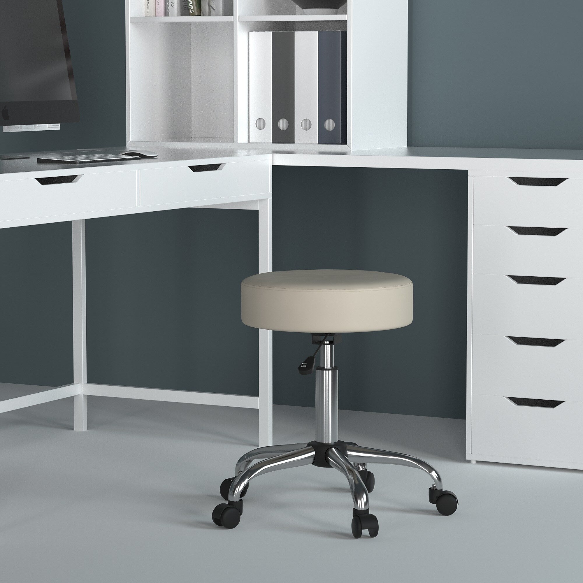Boss Backless Medical Stool, Beige (B240-BG)