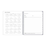 Planning Calendar BS Rue Du Flore Frosted PP 8x10 RY26 Monthly Safety Wirebound -