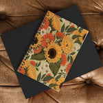 DENY Designs Sunflower Meadow Calm Green 1-Subject Professional Notebooks, 5.5" x 8.25", Dotted, 60 Sheets (80987-NOBS01)