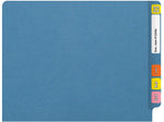 Medical Arts Press Reinforced End Tab File Folder, Straight Cut, Letter-Size, Blue, 250/Carton (S-01602-BLU-B)
