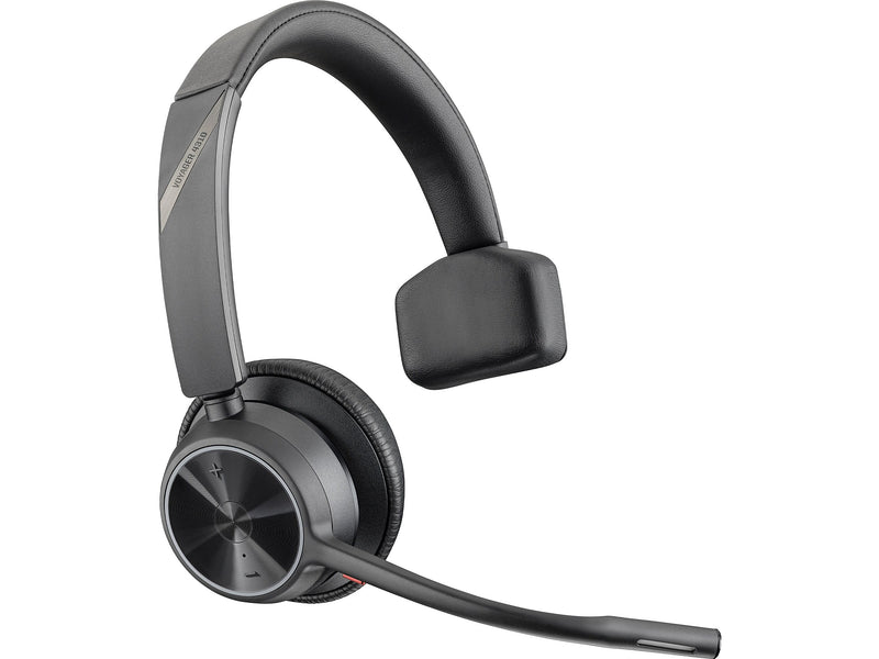 Poly Voyager 4300 UC Series USB-A Bluetooth Mono Phone & Computer Headset, Unified Communications Certified (77Y92AA)