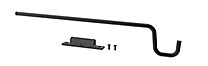 Humanscale Accessory Holder with Accessory Bracket, Black (SMAHKB)