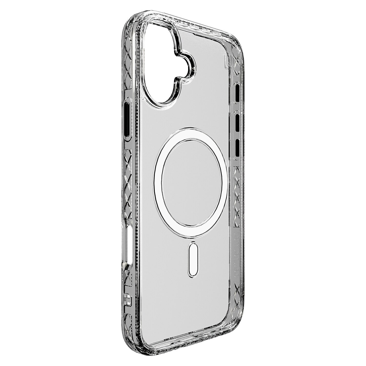 cellhelmet Magnitude Series MagSafe Phone Case for iPhone 16 Plus, Shock Absorbing, Crystal Clear (CM-105-CC)