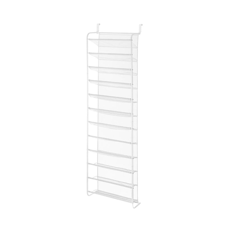 Whitmore 36-Pair Over-the-Door Shoe Rack, White (60377037WHTSIOC)