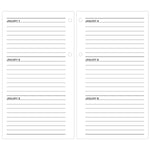 2026 AT-A-GLANCE 8" x 4.5" Daily Calendar Refill Pages, White/Black (E210-50-26)