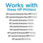 HP 87A Black Standard Yield Toner Cartridge, Prints Up to 8,550 Pages (CF287A)