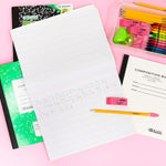 Bazic Handwriting Practice Paper, 10.5" x 8", White, 50 Sheets/Pad, 12 Pads/Bundle (BAZ543-12)