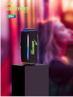 Worryfree Gadgets WP64 Wireless Bluetooth Portable Speaker, Waterproof, Black (WP64-BLK)