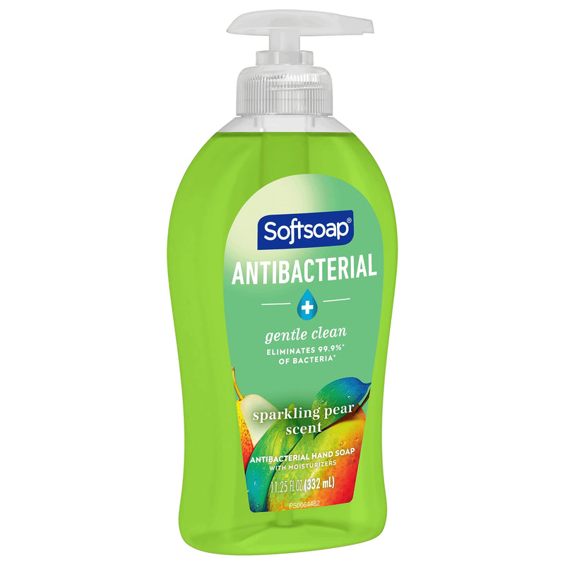 Softsoap Antibacterial Liquid Hand Soap, Sparkling Pear Scent, 6/Carton (US07326ACT)