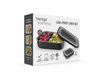 Bentgo MicroSteel Lunch Box, Carbon Black, 41 oz. (BGSTLCH-CB)