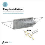 AdirOffice Steel Hanging Wall File, For Blueprint & Large-Format Files, Gray (617-KIT1)
