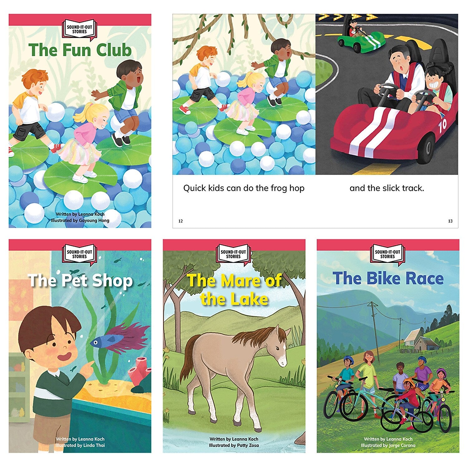 Creative Teaching Sound-It-Out Stories Decodable Readers Picture Book Set 1, 18 Books/Set