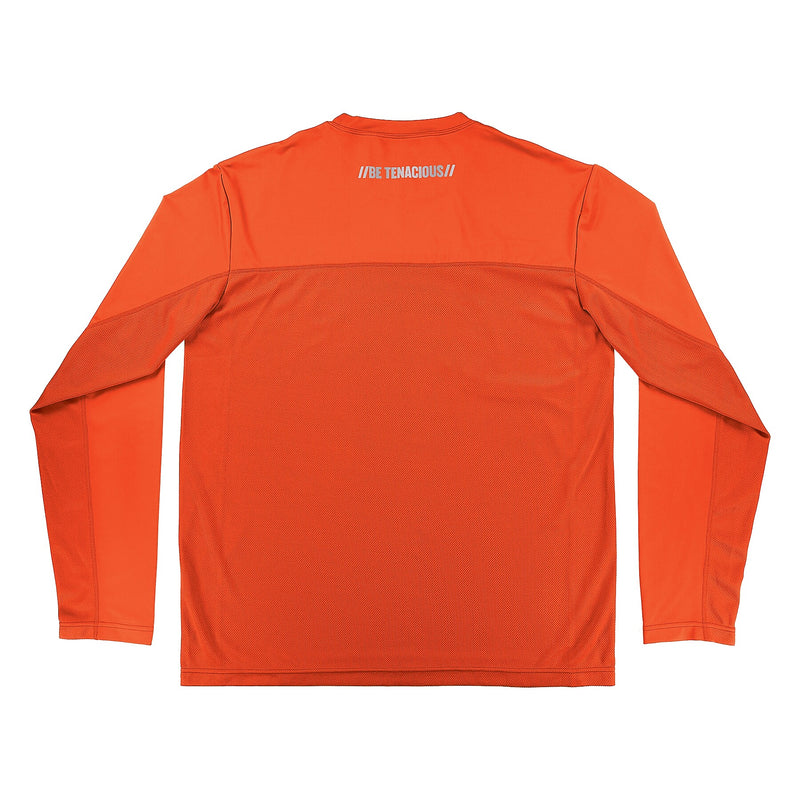 Chill-Its 6689 High Visibility Long Sleeve T-Shirt, Orange, Medium (12178)