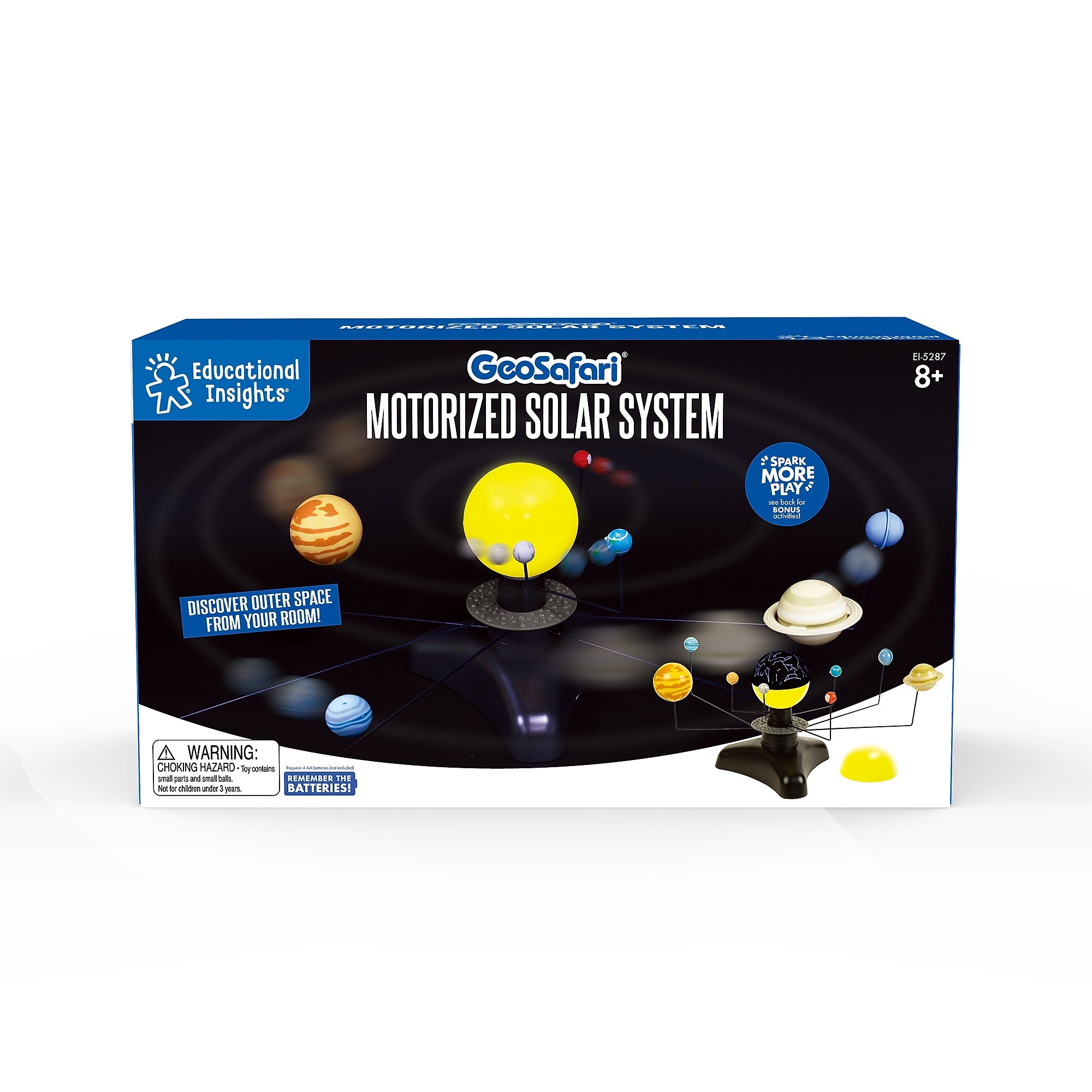 Educational Insights GeoSafari Motorized Solar System, Multicolored (5287)